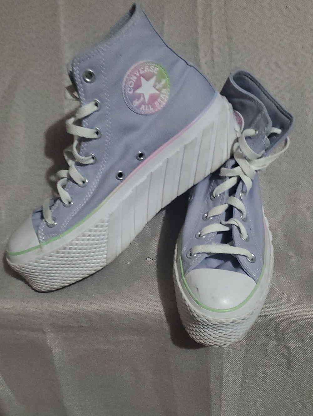 Converse Pastel Gradient High Top with Multicolor Star Patch